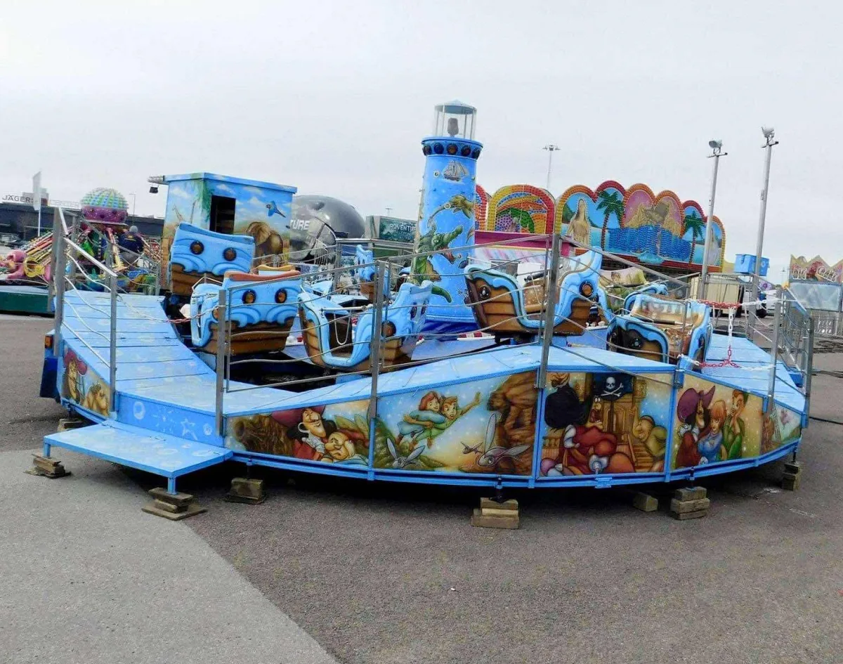 Happy Sailor family amusement ride for hire in Brisbane